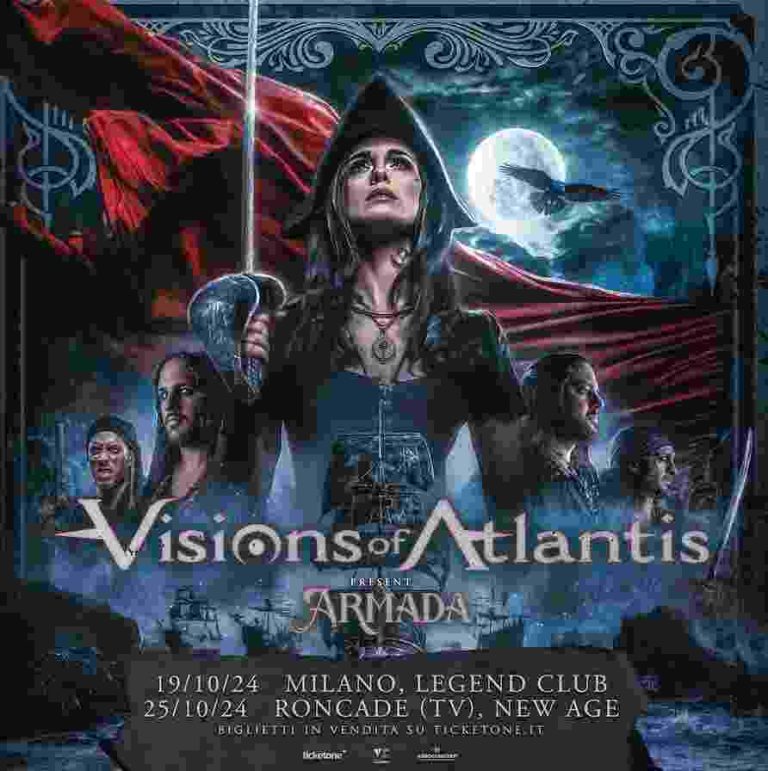 Visions of Atlantis tour 2024 biglietti Milano Hard Rock Blog